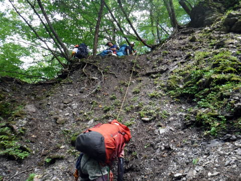 2018.9.8-9 荒沢谷(沢登り)