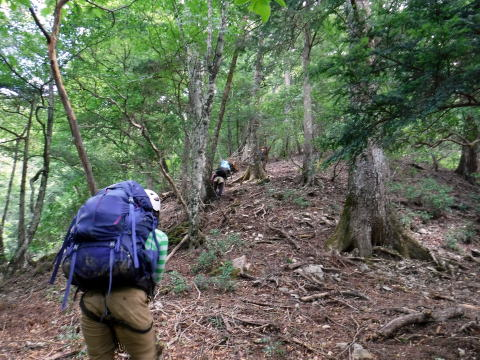 2018.9.8-9 荒沢谷(沢登り)