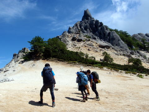 2018.8.4-5　鳳凰三山（尾根歩き）