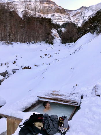 2019.2.2-3　本沢温泉（雪山）