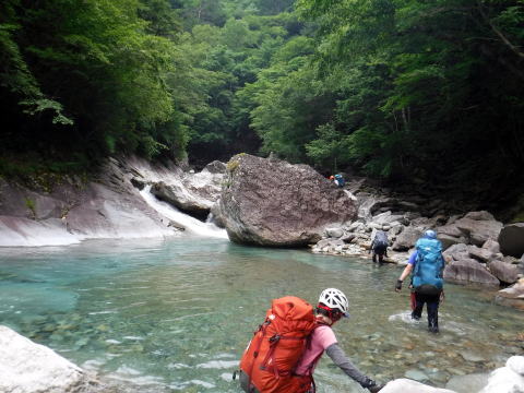 2020.8.9-10 釜ノ沢西俣(沢登り)