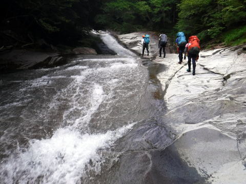 2020.8.9-10 釜ノ沢西俣(沢登り)