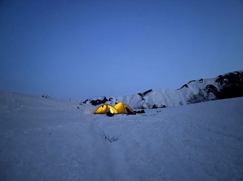 2022.4.9-10 巻機山(雪山)