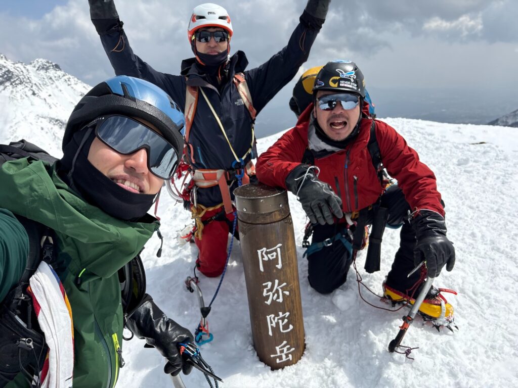 2026.3.28-29　阿弥陀南陵&北陵（雪山・バリエーション）