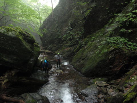 2016.7.23-24 大荒川谷(沢登り)