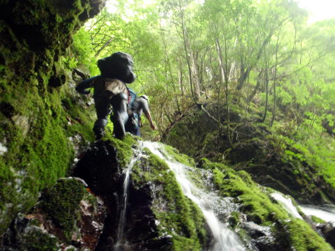 2016.7.23-24 大荒川谷(沢登り)