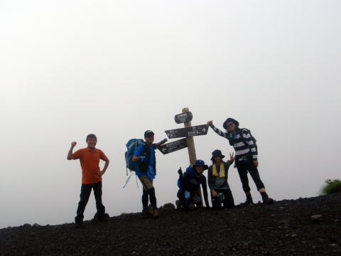 2017.8.5-6　富士山（尾根歩き）