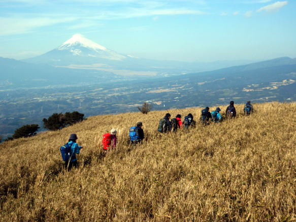 2017.1.29　熱海・玄岳（新年山行）（尾根歩き）