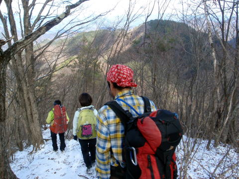 2017.2.25　道志 今倉山（尾根歩き）