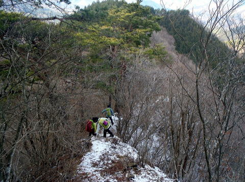 2017.2.25　道志 今倉山（尾根歩き）
