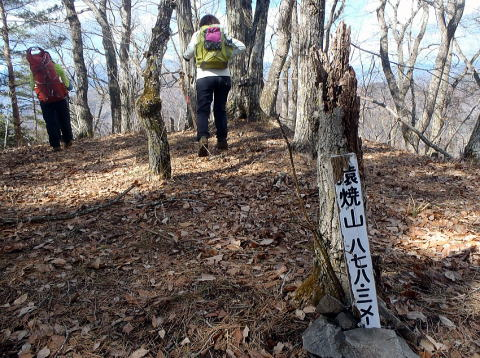 2017.2.25　道志 今倉山（尾根歩き）