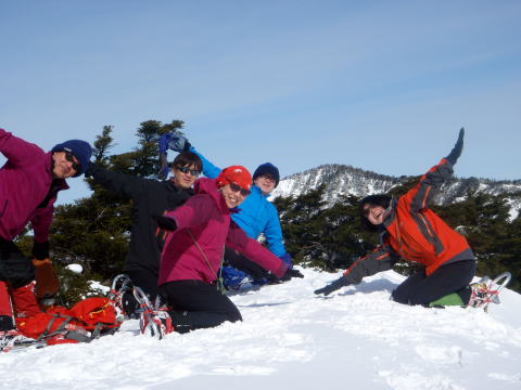 2017.3.11-12　大佐飛山（百村山～黒滝山～大長山まで）（雪山）
