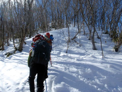 2017.3.11-12　大佐飛山（百村山～黒滝山～大長山まで）（雪山）