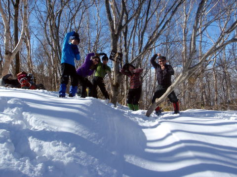 2017.3.11-12　大佐飛山（百村山～黒滝山～大長山まで）（雪山）