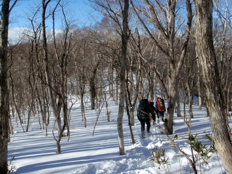 2017.3.11-12　大佐飛山（百村山～黒滝山～大長山まで）（雪山）