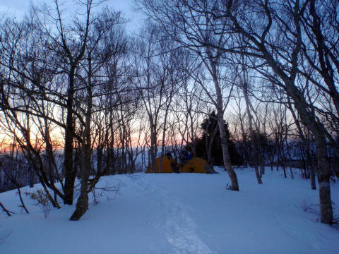 2017.3.11-12　大佐飛山（百村山～黒滝山～大長山まで）（雪山）