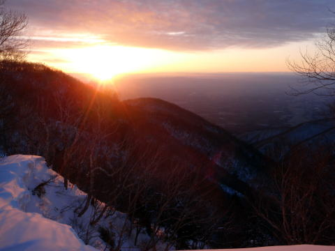 2017.3.11-12　大佐飛山（百村山～黒滝山～大長山まで）（雪山）