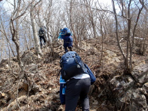 2017.3.25 滝子山(尾根歩き)