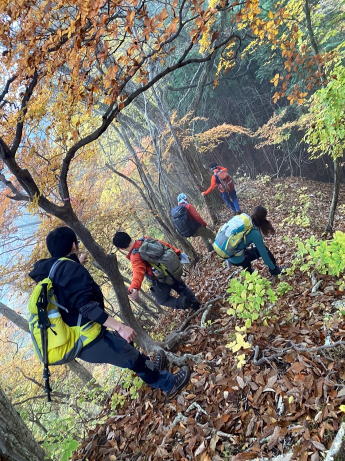 2020.11.3　日光・火戸尻山～鳴虫山（尾根歩き）