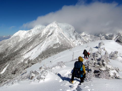 2016.2.20-21 八ヶ岳 権現岳(雪山)