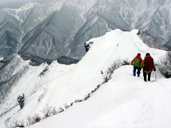 2016.1.17　白毛門（雪山）
