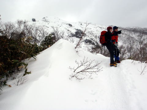 2016.1.17　白毛門（雪山）