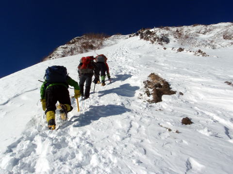 2015.1.24-25 赤岳 阿弥陀岳(雪山)