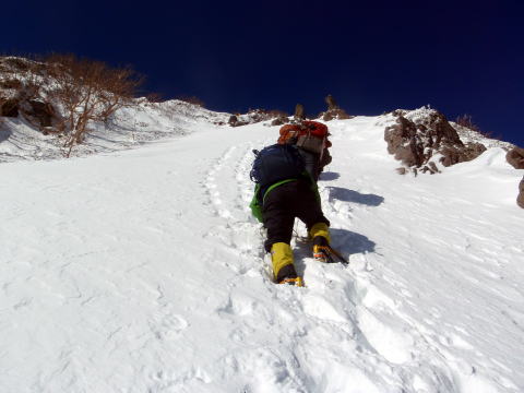 2015.1.24-25 赤岳 阿弥陀岳(雪山)