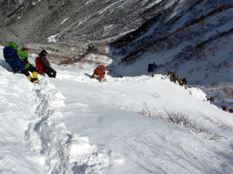 2015.1.24-25 赤岳 阿弥陀岳(雪山)