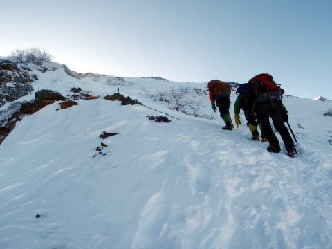 2015.1.24-25 赤岳 阿弥陀岳(雪山)
