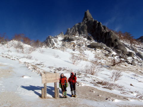 2014.1.12-13　鳳凰山（地蔵岳）　（雪山）