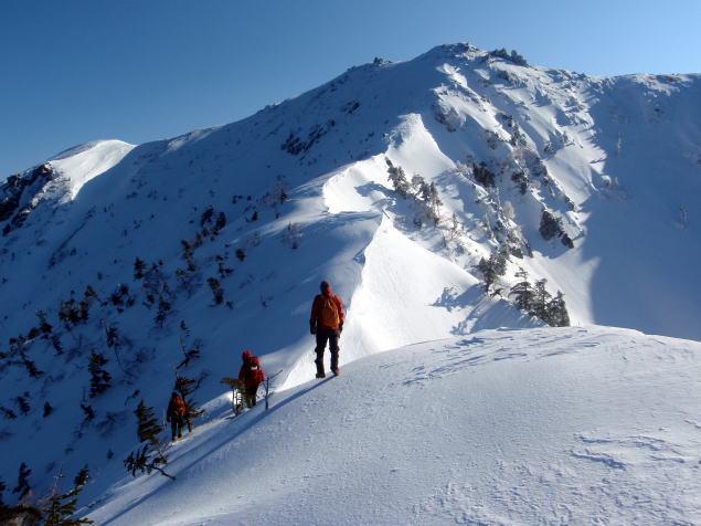 2014.3.22-23 越百山(雪山)
