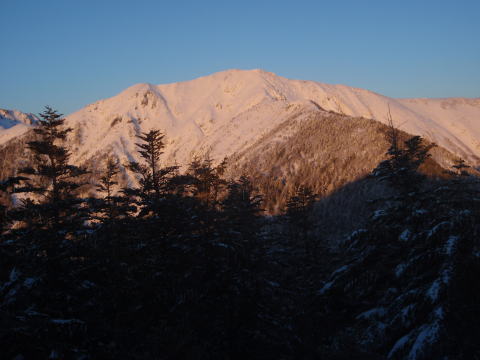 2014.3.22-23 越百山(雪山)