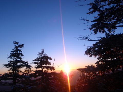 2014.3.22-23 越百山(雪山)