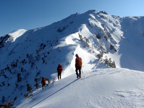 2014.3.22-23 越百山(雪山)