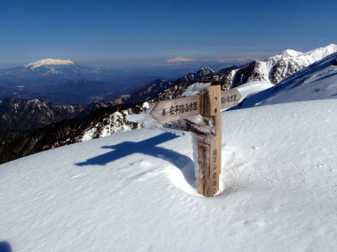 2014.3.22-23 越百山(雪山)