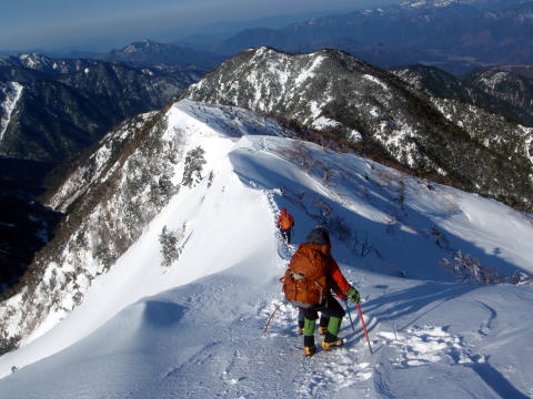 2014.3.22-23 越百山(雪山)