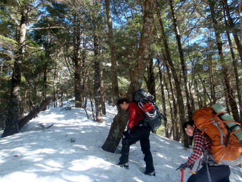 2014.3.22-23 越百山(雪山)