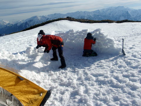 2014.5.3-5 蓮華岳~針ノ木岳(途中まで)(雪山)