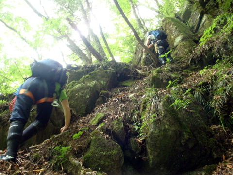 2014.6.21 モロクボ沢(沢登り)