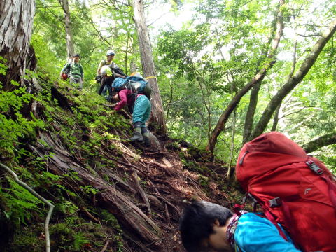 2014.7.20-21 大常木谷(沢登り)