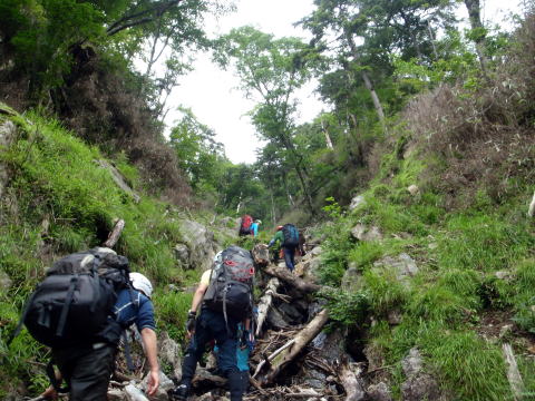 2014.7.20-21 大常木谷(沢登り)