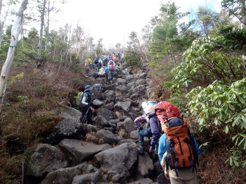 2014.10.25-26 蓼科山(尾根歩き)