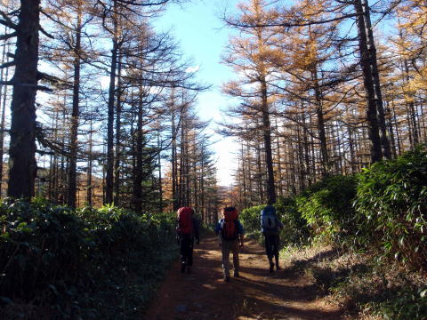 2014.10.25-26 蓼科山(尾根歩き)
