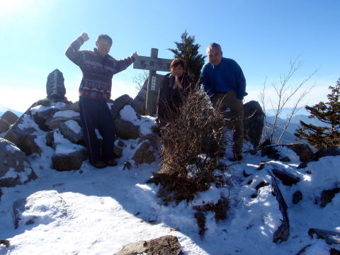 2014.12.28　釈迦ヶ岳・日尻山北尾根（尾根歩き）