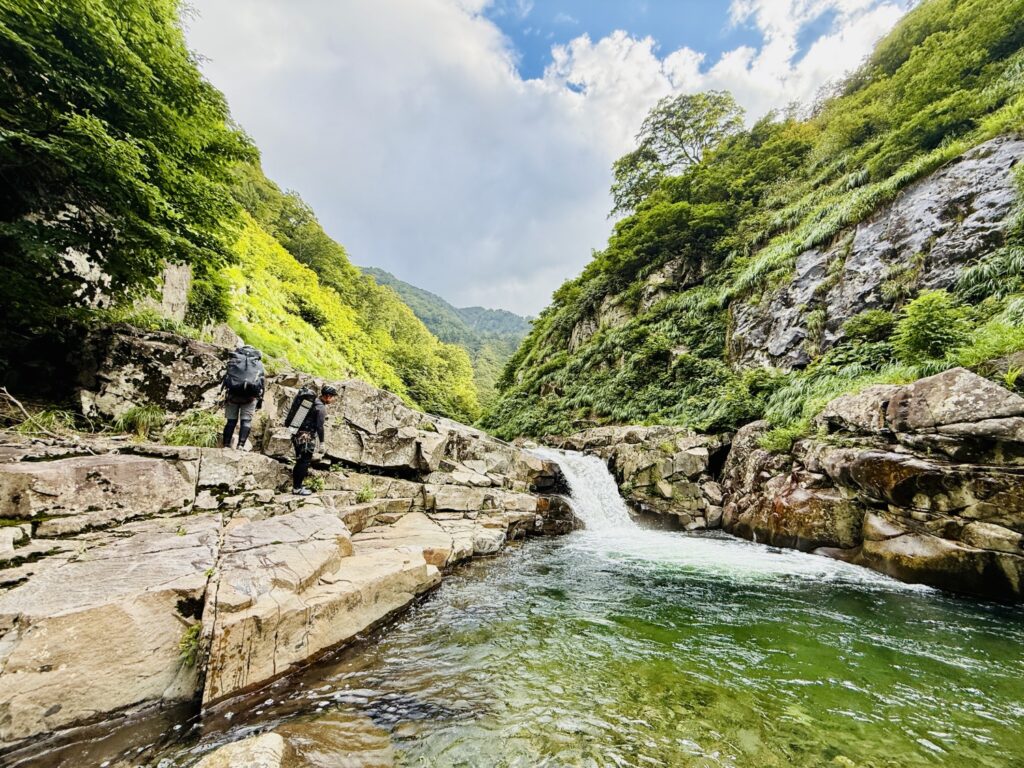 2025.9.27-28　湯檜曽川本谷（沢登り）