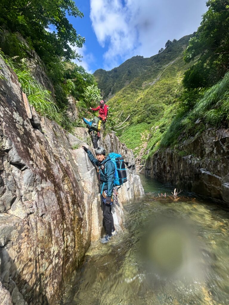2025.9.27-28　湯檜曽川本谷（沢登り）