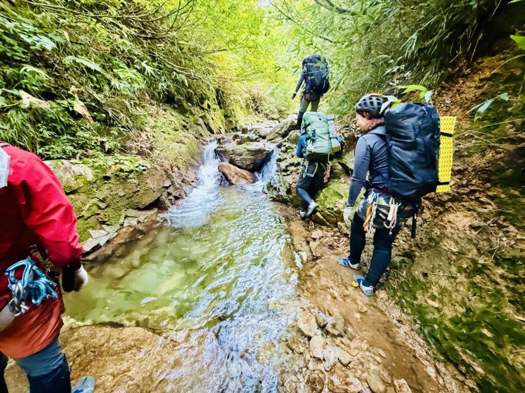2025.9.27-28　湯檜曽川本谷（沢登り）