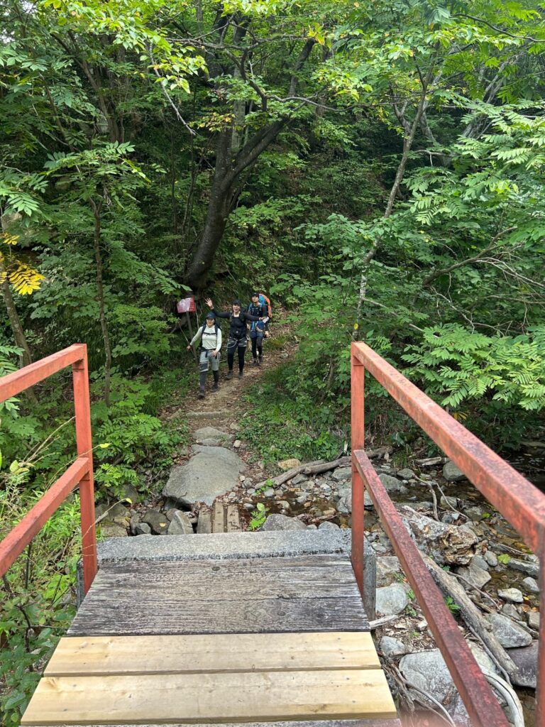 2025.9.27-28　湯檜曽川本谷（沢登り）