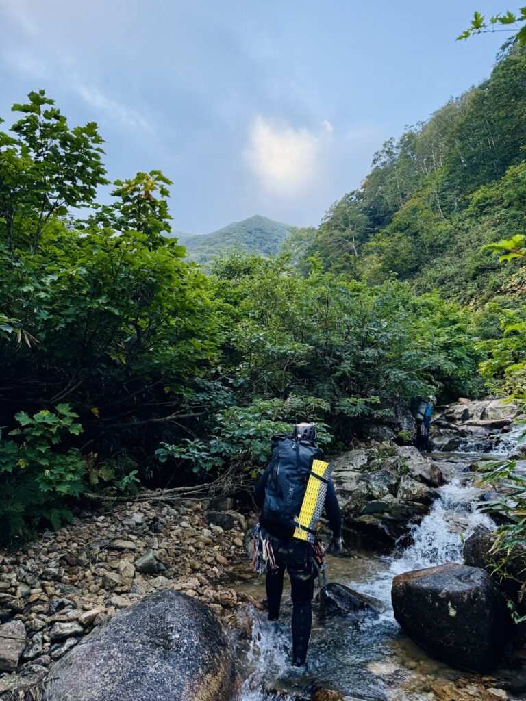 2025.9.27-28　湯檜曽川本谷（沢登り）